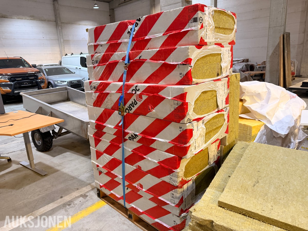 Parti isolasjon og himlingsplater – Glava, Rockfon, Paroc 