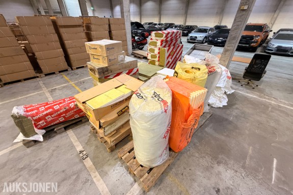Parti isolasjon og himlingsplater – Glava, Rockfon, Paroc 