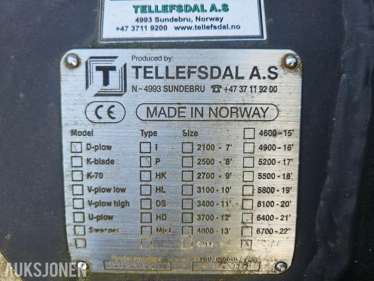 2010 Tellefsdal D-3300 Diagonalplog - 3300 mm - Parallellogram