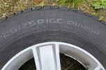 Nokian Hakkapeliitta CR3 225/75 R16C vinterhjul på Alcar aluminiumsfelg