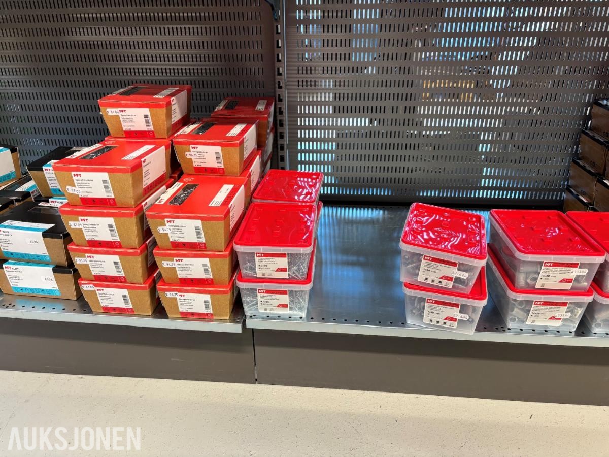 MFT / Essve Stort vareparti skruer, spiker, festemidler