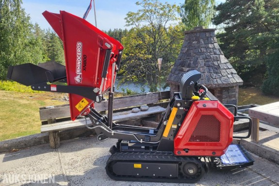 2026 Beltegående dumper - Rhino NX800 - NY, 800 kg last, Diesel - selvlastende høy tipp, 1 time