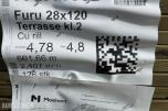 Furu 28x120 Rillet Terrassebord Cu kl.2