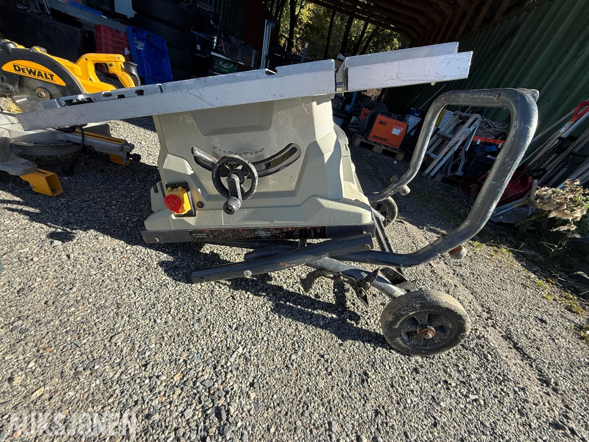 Verktøypakke med bordsager og kapp-/gjærsager – Bosch, Luna m.m.