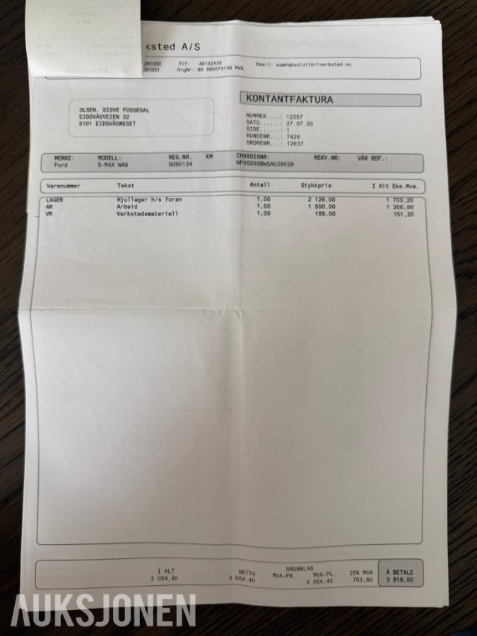 2010 FORD S-MAX 2.0 TDCI 140HK 7-SETER HISTORIKK HENGERFESTE PANORAMA SKINN
