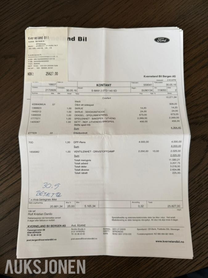 2010 FORD S-MAX 2.0 TDCI 140HK 7-SETER HISTORIKK HENGERFESTE PANORAMA SKINN