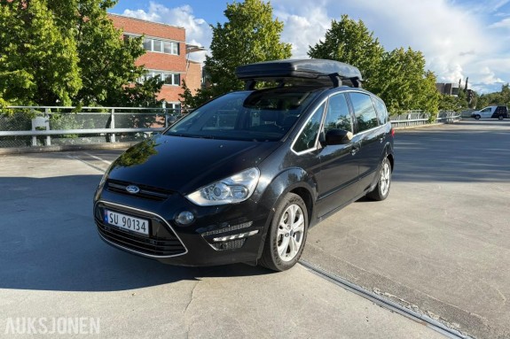 2010 FORD S-MAX 2.0 TDCI 140HK 7-SETER HISTORIKK HENGERFESTE PANORAMA SKINN