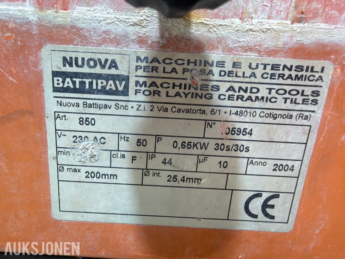2004 Battipav VIP 260 elektrisk flissag 230 V