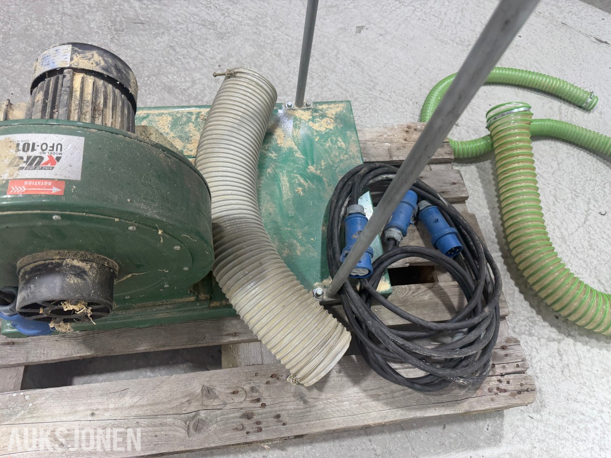 2008 Rexma KUFO UFO-101 sponavsug 1,5 kW – 230 V 3-fas