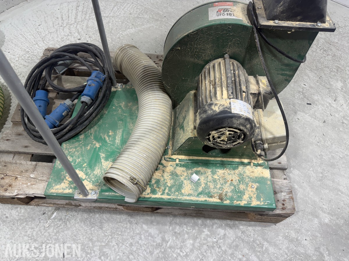 2008 Rexma KUFO UFO-101 sponavsug 1,5 kW – 230 V 3-fas