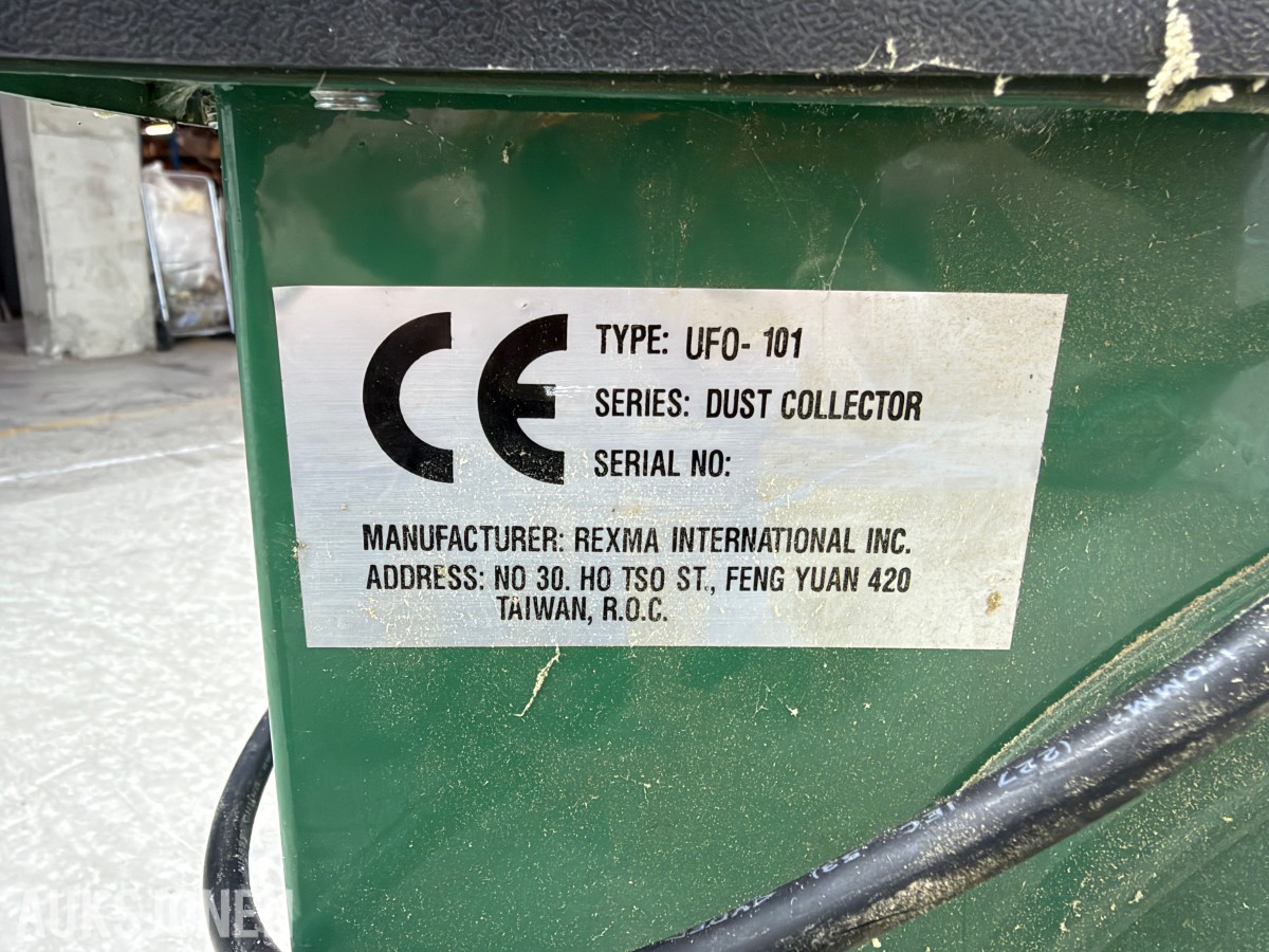 2008 Rexma KUFO UFO-101 sponavsug 1,5 kW – 230 V 3-fas
