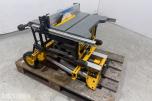 2019 DeWalt DWE7485-QS bordsag med DE7400 rullestativ