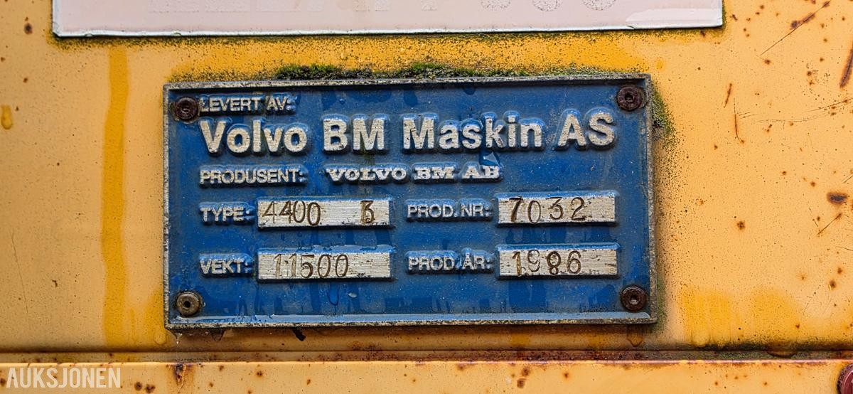 1986 Volvo BM 4400 B hjullaster