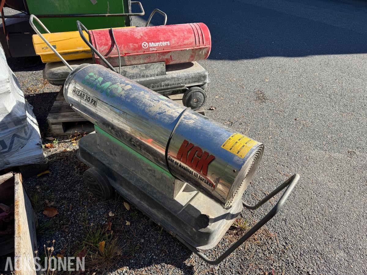 Varmekanoner 3 stk