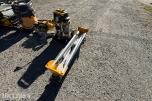 DeWalt verktøypakke med bordsag, kapp-/gjærsag, støvsugere og arbeidsstativ
