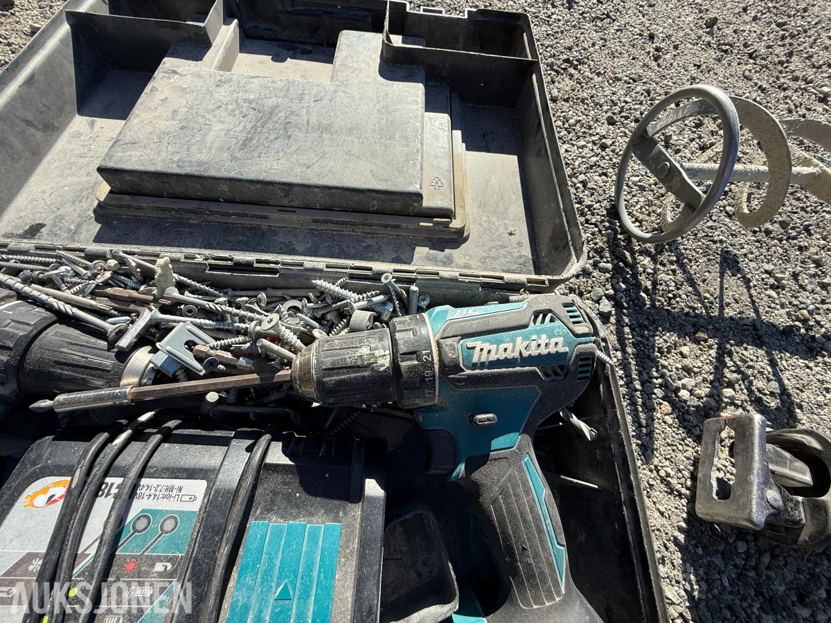 Makita verktøypakke – batteriverktøy, sager, borhammer og tilbehør