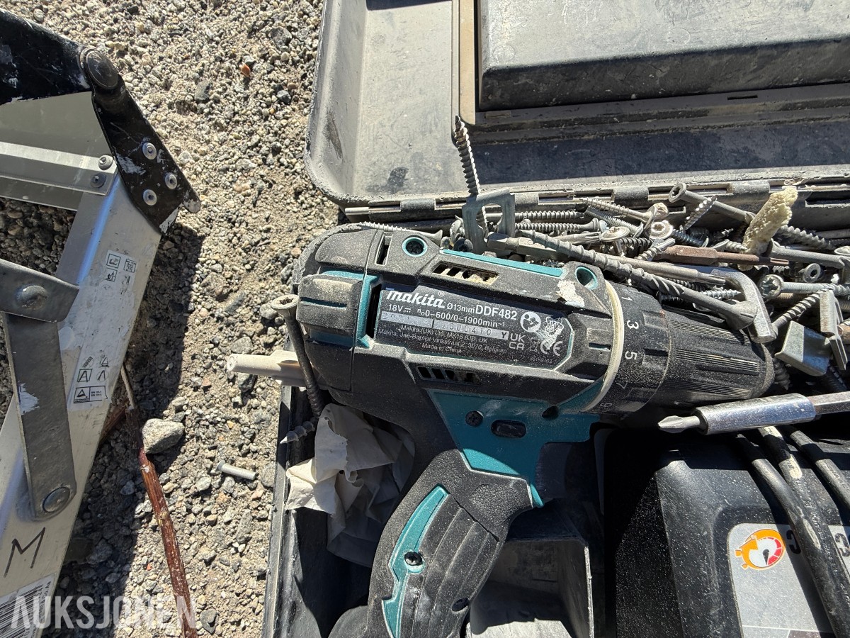 Makita verktøypakke – batteriverktøy, sager, borhammer og tilbehør