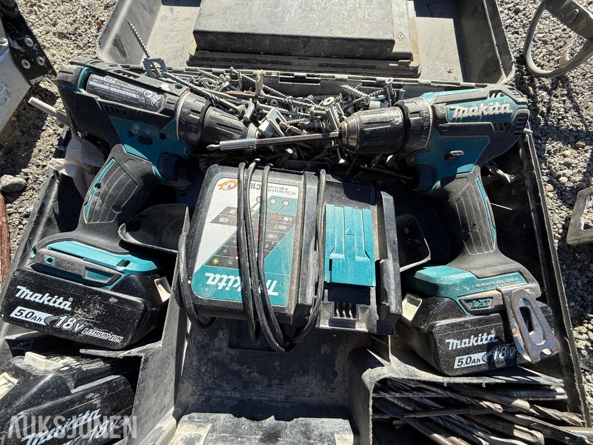 Makita verktøypakke – batteriverktøy, sager, borhammer og tilbehør