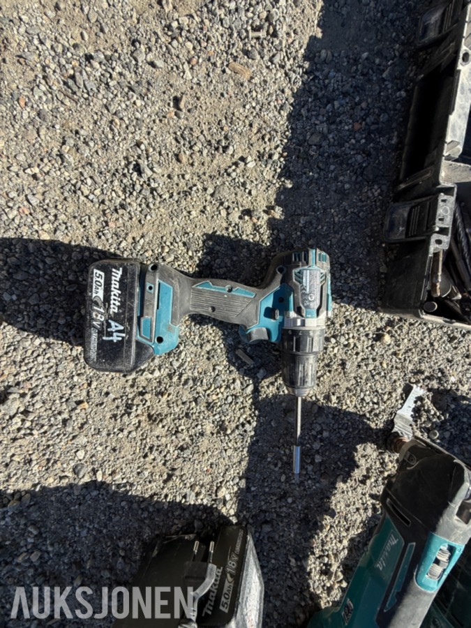 Makita verktøypakke – batteriverktøy, sager, borhammer og tilbehør
