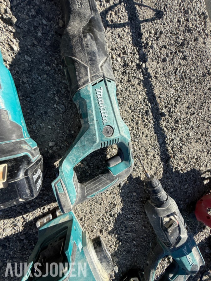 Makita verktøypakke – batteriverktøy, sager, borhammer og tilbehør