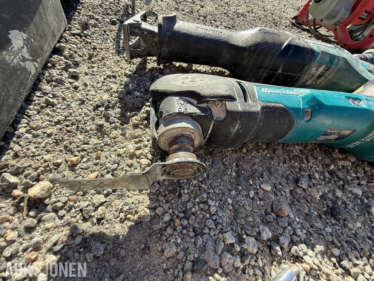 Makita verktøypakke – batteriverktøy, sager, borhammer og tilbehør