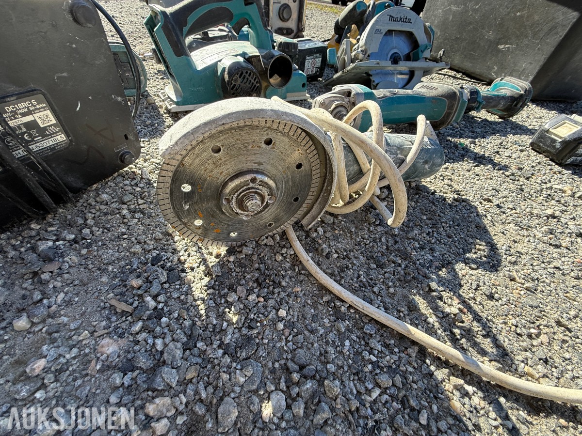 Makita verktøypakke – batteriverktøy, sager, borhammer og tilbehør