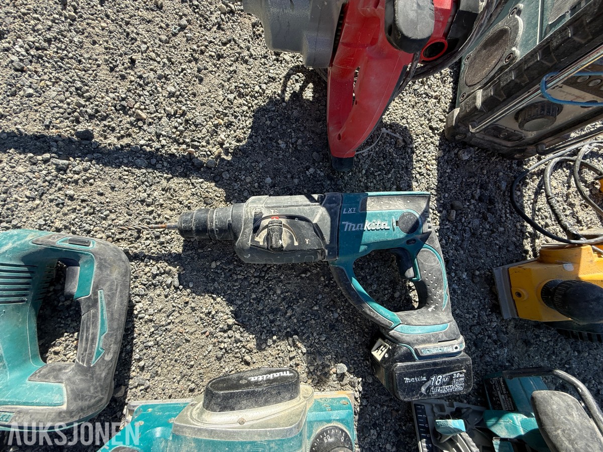 Makita verktøypakke – batteriverktøy, sager, borhammer og tilbehør