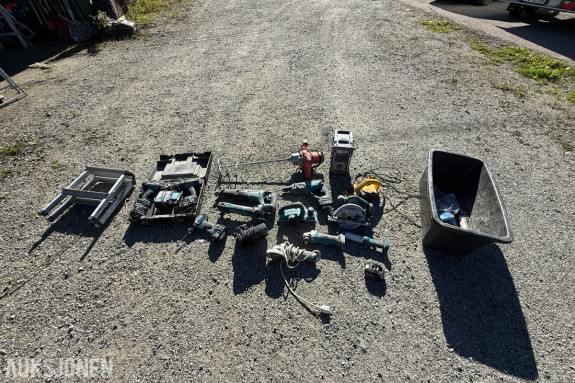 Makita verktøypakke – batteriverktøy, sager, borhammer og tilbehør