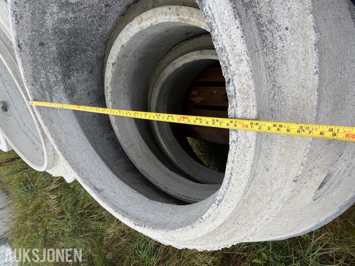 Diverse Betongkummer, ringer, sandfang og rør