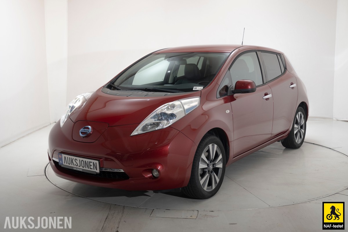 2017 Nissan LEAF 30 KWH NAVI CRUISE 360-KAMERA VARME DAB SKINN