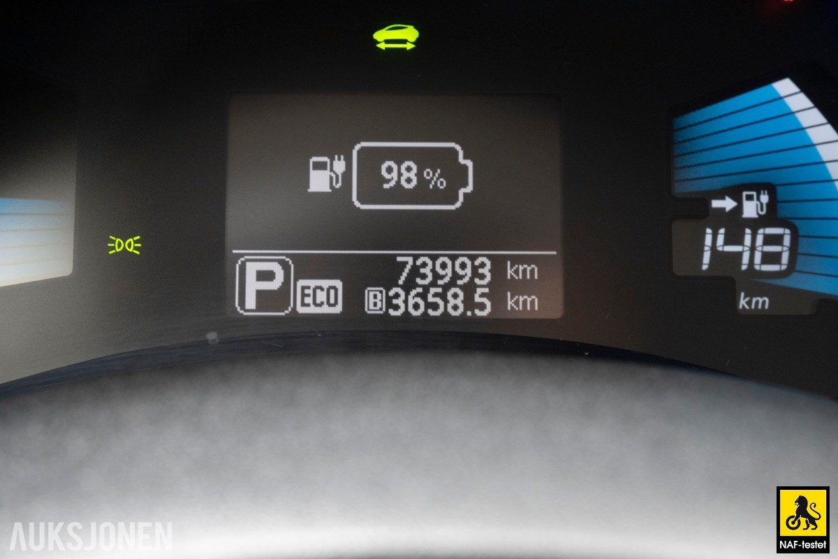 2017 Nissan LEAF 30 KWH NAVI CRUISE 360-KAMERA VARME DAB SKINN