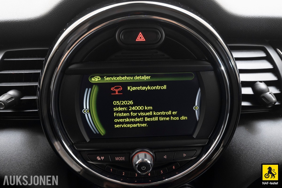 2016 Mini Cooper 136HK AUT LED CRUISE KLIMA SPORTSSETER