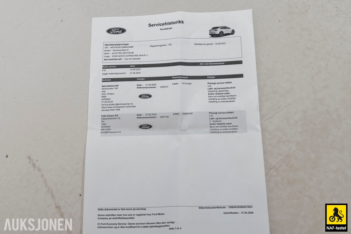 2021 Ford Mustang Mach-E LR AWD ACC PANO SKINN B&O 360 KAMERA 