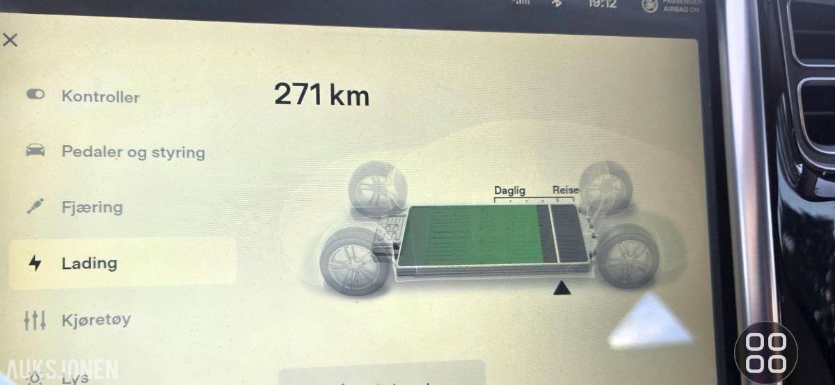 2014 Tesla MODEL S P85 Cruisekontroll, Ryggekamera, Panorama soltak