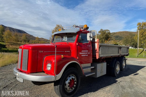 1977 Scania LS 111S42 Tippbil med treveis tippkasse - klassiker