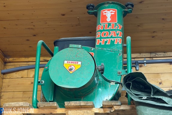 Billy Goat HTR1600VN avfallssuger - Vanguard bensinmotor 11,93 kW - CE-merket - egenvekt 97,9 kg - sugeslange med støttearm