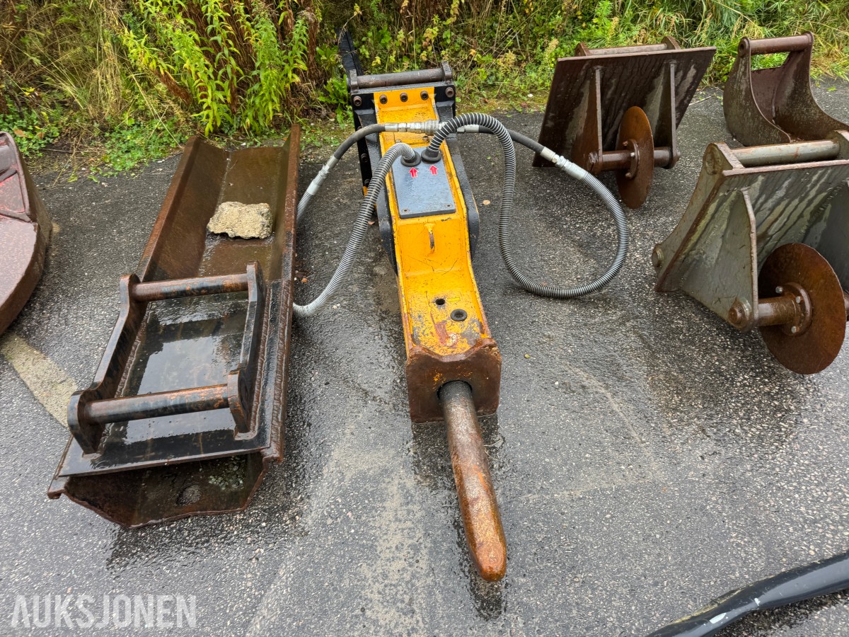2018 DandA 80V hydraulisk hammer med S60-feste