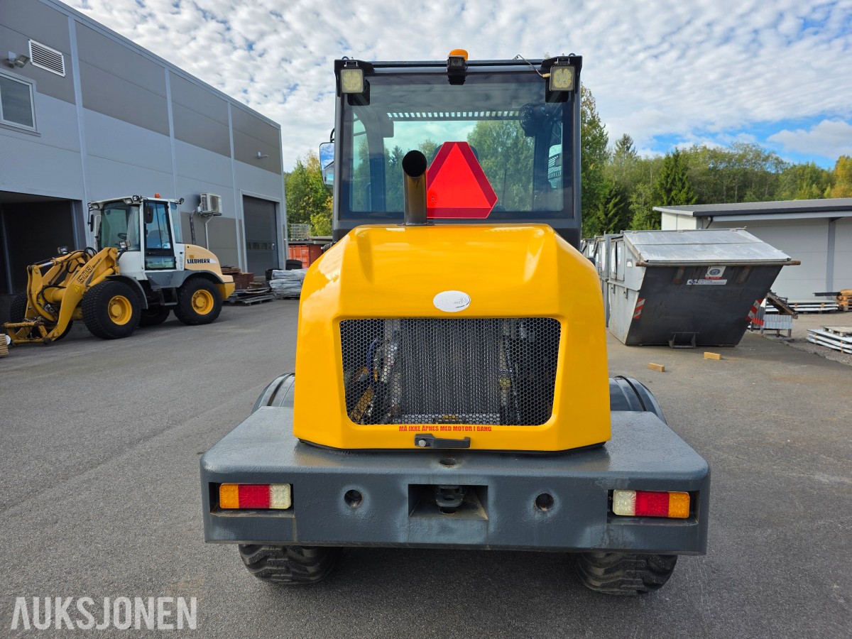 2023 Haitui ZL918D hjullaster kun 35 timer-snøskjær-snøskuffe-grusskuffe-gaffler