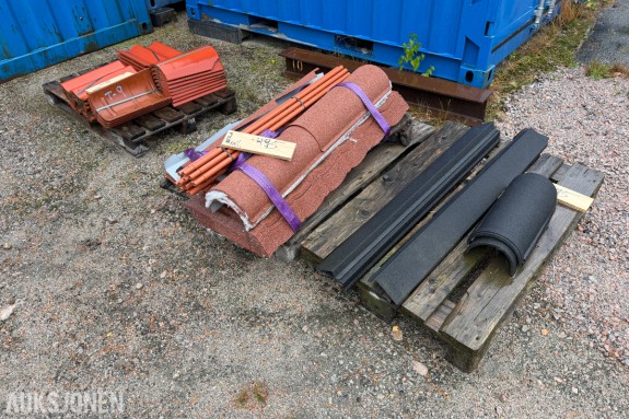 3 PALLER DIVERSE TAKMATERIELL - ISOLA POWERTekk OG SKARPNES – PARTI 45