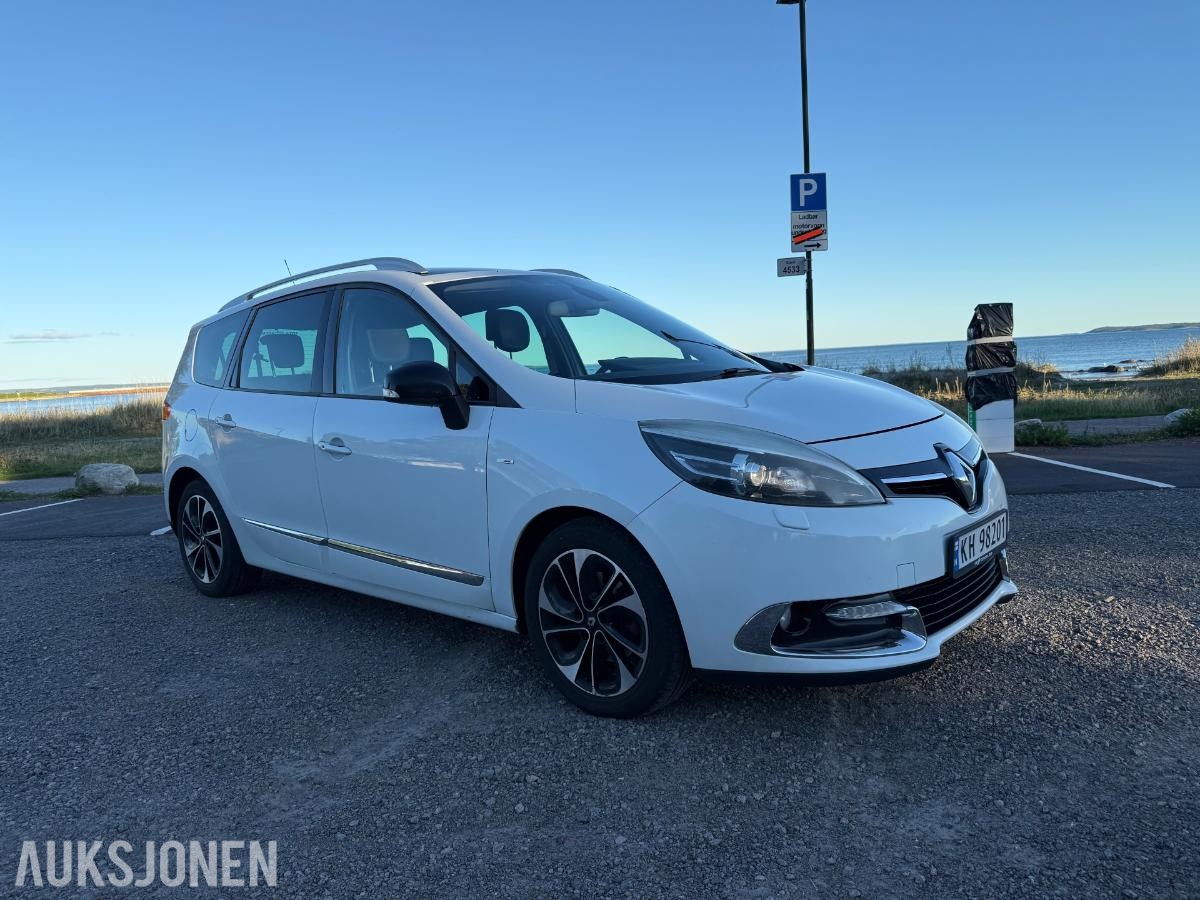 2014 RENAULT GRAND SCENIC 110HK DCI AUTOMAT 7-SETER HENGERFESTE PANORAMA