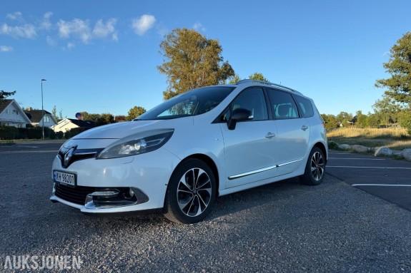 2014 RENAULT GRAND SCENIC 110HK DCI AUTOMAT 7-SETER HENGERFESTE PANORAMA