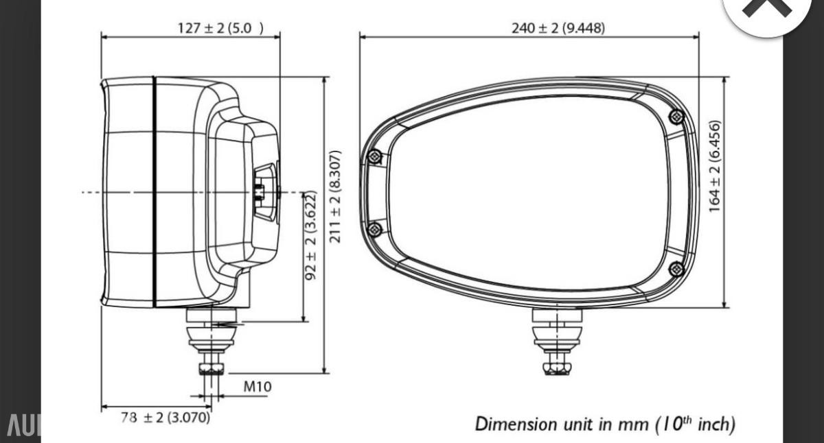 2022 ABL 3800 LED lys - høyre side