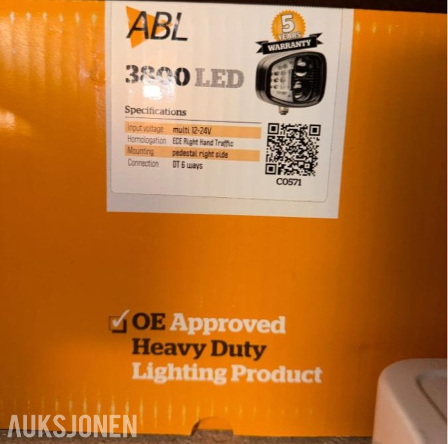 2022 ABL 3800 LED lys - høyre side