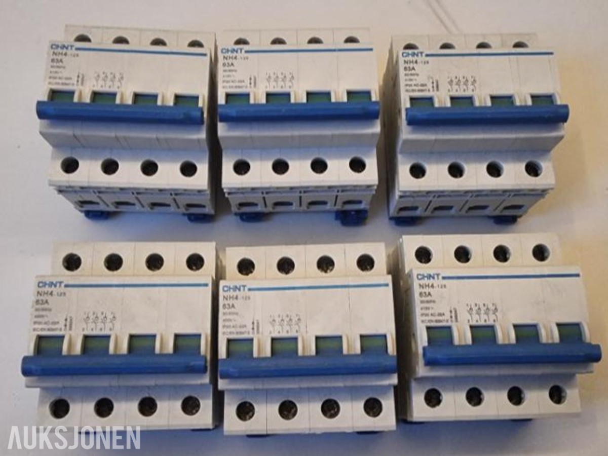 Chnt sikringer / automatsikringer, ca 68-73 stk