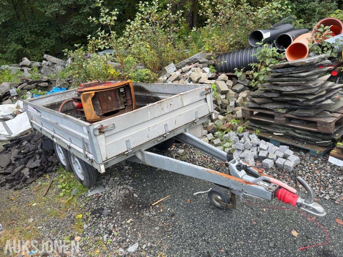 2012 Tysse 2-akslet tilhenger – 2000 kg Totalvekt