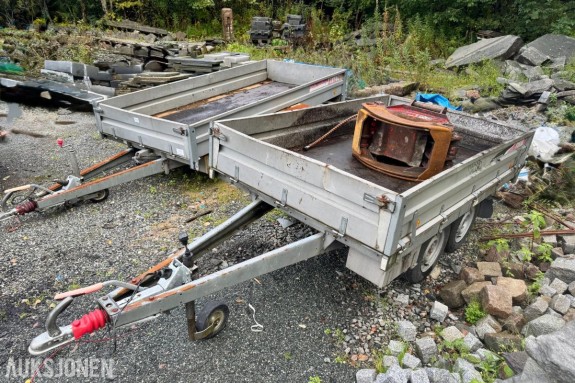 2012 Tysse 2-akslet tilhenger – 2000 kg Totalvekt