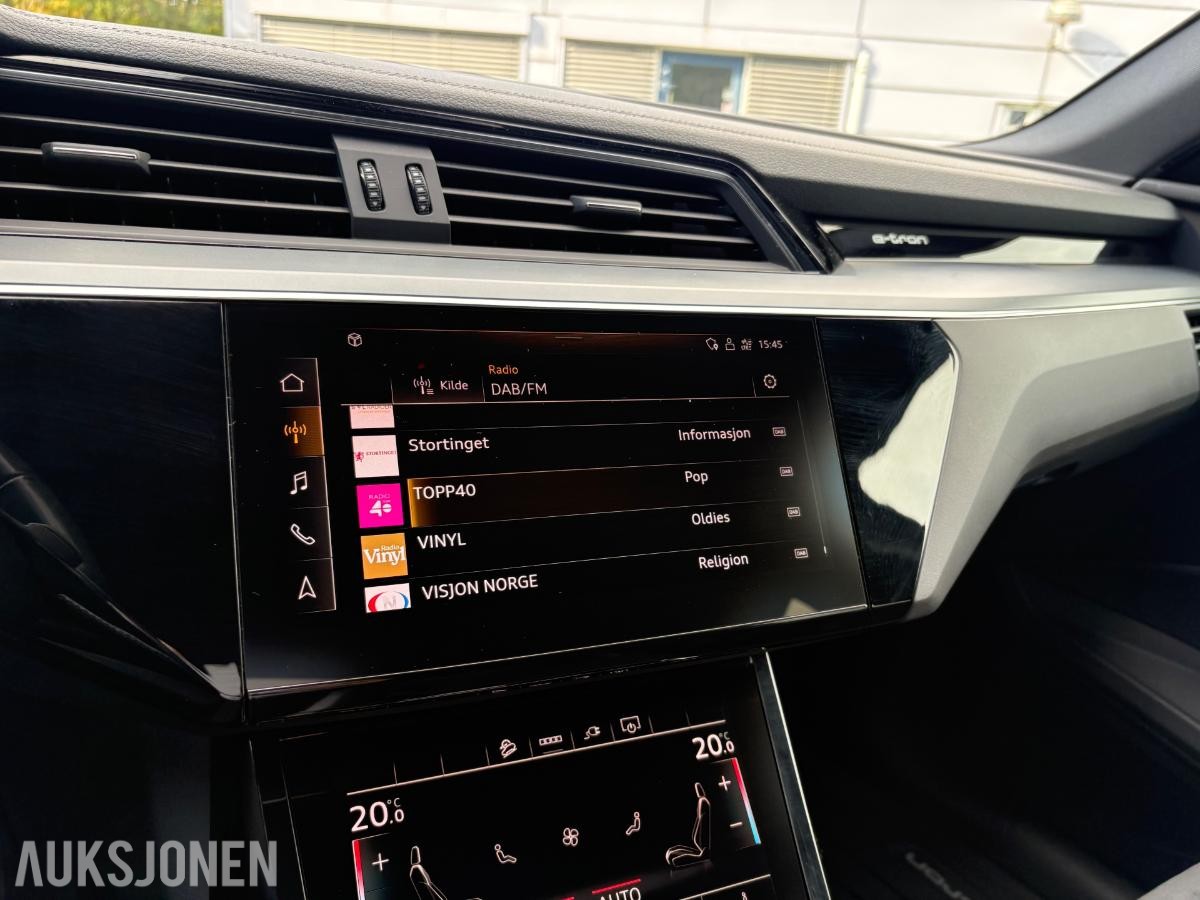 2021 AUDI E-TRON, 55 ADVANCED SPORT, QUATTRO, ACC, RYGGEKAMERA, KUPEVARMER