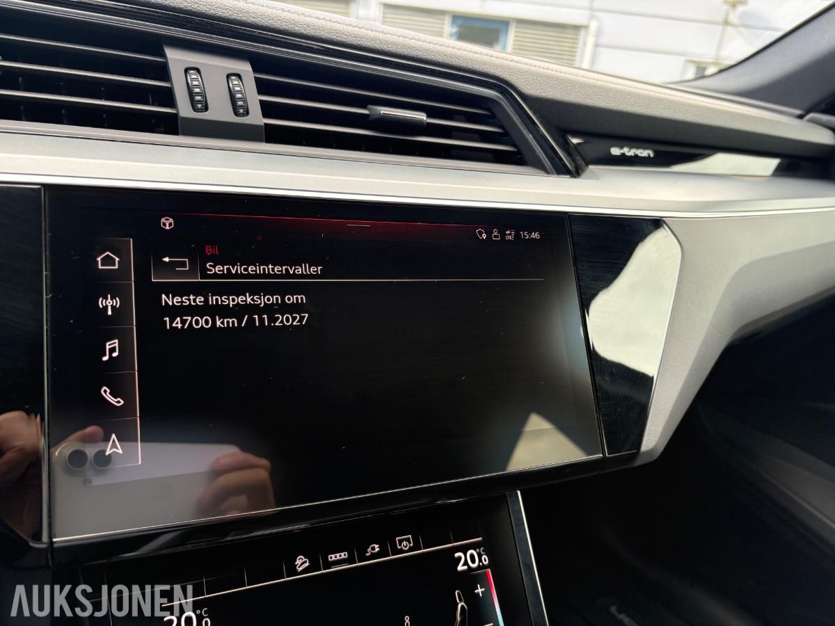2021 AUDI E-TRON, 55 ADVANCED SPORT, QUATTRO, ACC, RYGGEKAMERA, KUPEVARMER