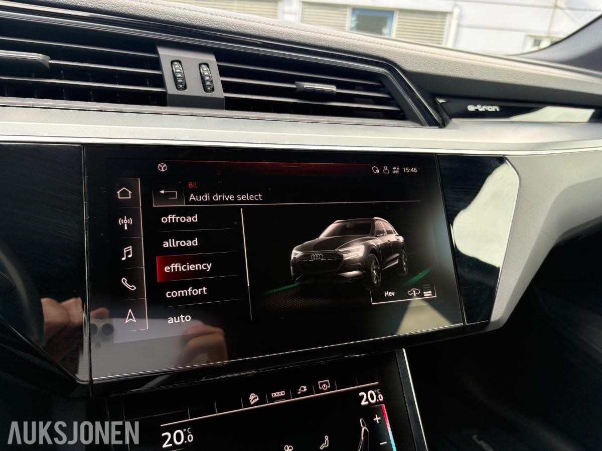 2021 AUDI E-TRON, 55 ADVANCED SPORT, QUATTRO, ACC, RYGGEKAMERA, KUPEVARMER