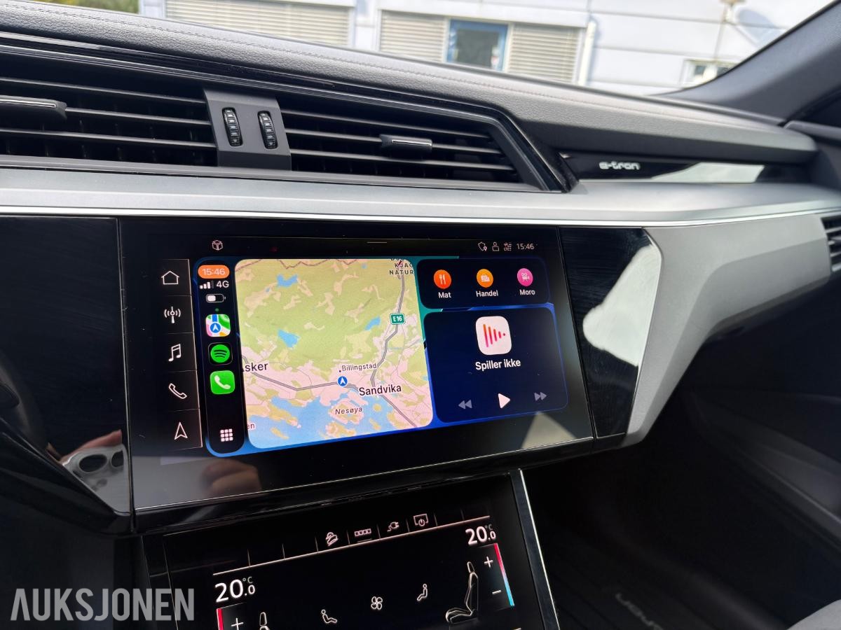 2021 AUDI E-TRON, 55 ADVANCED SPORT, QUATTRO, ACC, RYGGEKAMERA, KUPEVARMER